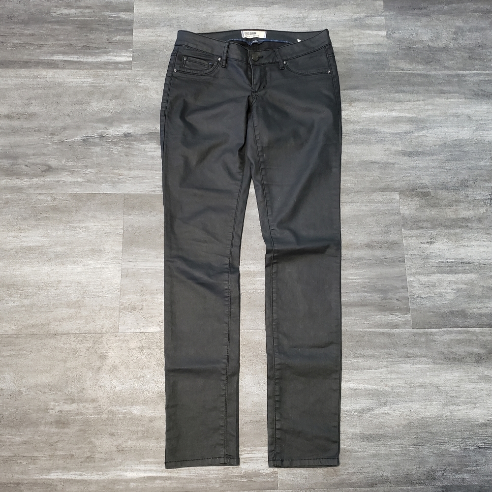 Black Matte Garage Skinny Denim Pant